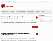 Tablet Screenshot of learntutors.com